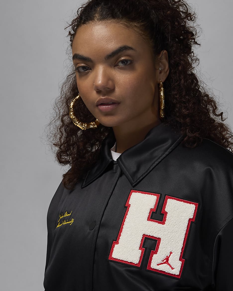 Jordan x Howard University Women s Varsity Jacket. Nike